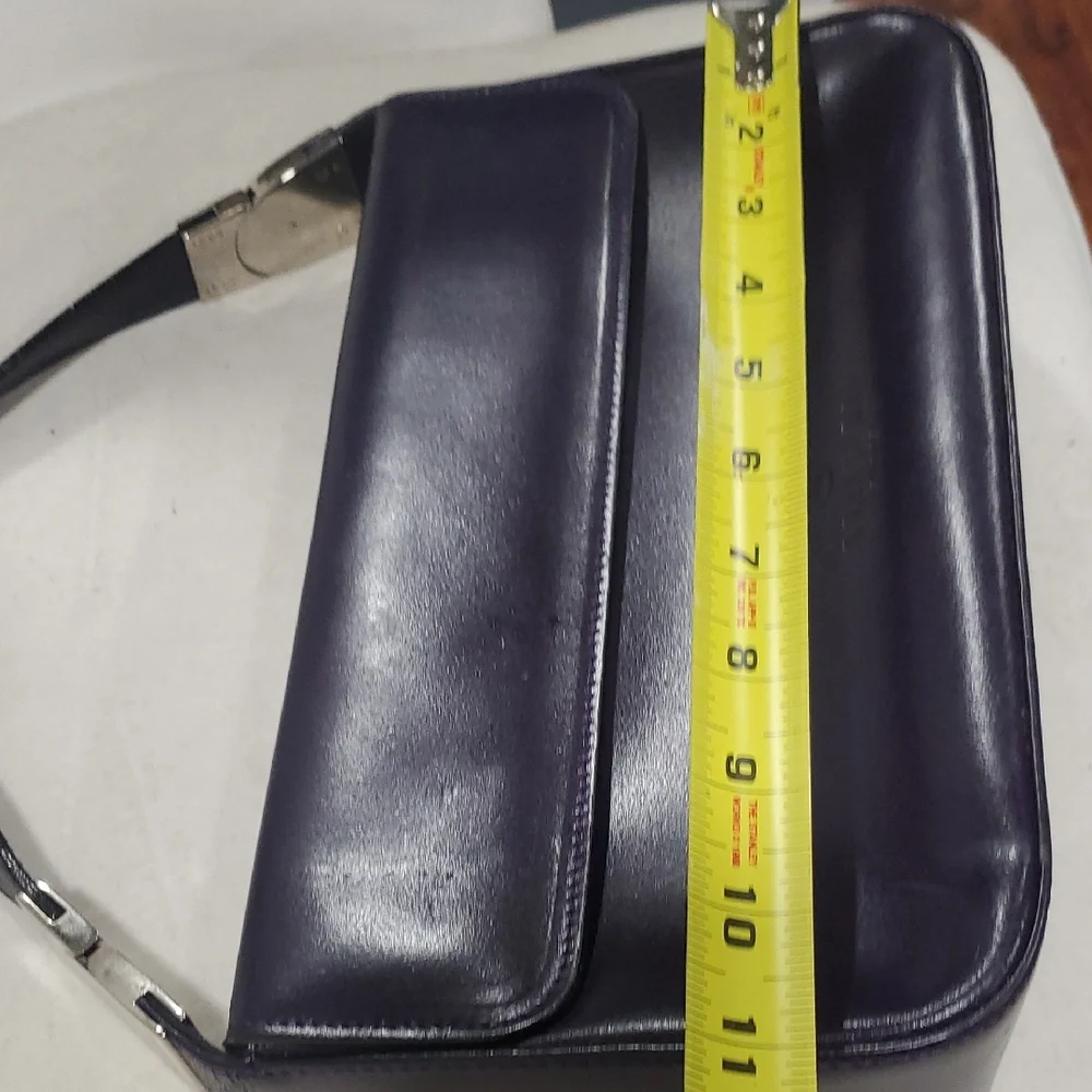 Vintage Kesslord Paris  Elegant Purple  Crescent Shoulder Bag - Picture 6 of 13